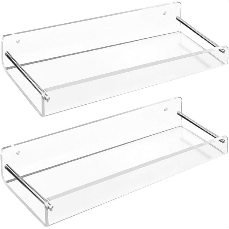 Rebrilliant Acrylic Floating Shelves Wayfair.ca